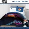 imageJay Franco Kids Comforter Set Includes Sheets and Pillow Covers  Soft and Cozy Bed Set for Stylish Room Decor Blue  Star Wars 02 7 Piece Full Size BeddingBlue  Star Wars 02