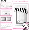imageJay Franco Kids Comforter Set Includes Sheets and Pillow Covers  Soft and Cozy Bed Set for Stylish Room Decor Blue  Star Wars 02 7 Piece Full Size BeddingWhite  Hello Kitty