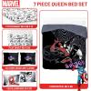 imageJay Franco Kids Comforter Set Includes Sheets and Pillow Covers  Soft and Cozy Bed Set for Stylish Room Decor Blue  Star Wars 02 7 Piece Full Size BeddingBlack  Marvel Comics