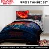 imageJay Franco Kids Comforter Set Includes Sheets and Pillow Covers  Soft and Cozy Bed Set for Stylish Room Decor Blue  Star Wars 02 7 Piece Full Size BeddingMulti  Stranger Things