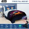 imageJay Franco Kids Comforter Set Includes Sheets and Pillow Covers  Soft and Cozy Bed Set for Stylish Room Decor Blue  Star Wars 02 7 Piece Full Size BeddingBlue  Star Wars 02