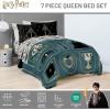 imageJay Franco Kids Comforter Set Includes Sheets and Pillow Covers  Soft and Cozy Bed Set for Stylish Room Decor Blue  Star Wars 02 7 Piece Full Size BeddingBlue  Harry Potter