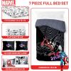 imageJay Franco Kids Comforter Set Includes Sheets and Pillow Covers  Soft and Cozy Bed Set for Stylish Room Decor Blue  Star Wars 02 7 Piece Full Size BeddingBlack  Marvel Comics