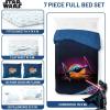 imageJay Franco Kids Comforter Set Includes Sheets and Pillow Covers  Soft and Cozy Bed Set for Stylish Room Decor Blue  Star Wars 02 7 Piece Full Size BeddingBlue  Star Wars 02