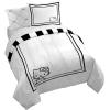 imageJay Franco Kids Comforter Set Includes Sheets and Pillow Covers  Soft and Cozy Bed Set for Stylish Room Decor Blue  Star Wars 02 7 Piece Full Size BeddingWhite  Hello Kitty