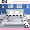imageJay Franco Kids Comforter Set Includes Sheets and Pillow Covers  Soft and Cozy Bed Set for Stylish Room Decor Blue  Star Wars 02 7 Piece Full Size BeddingWhite  Hello Kitty