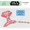 imageSassy Woof Dog Adjustable Harness  Star Wars Princess Leia  M Breathable Mesh No Pull Design with Two DRings Perfect for Medium Dogs  Officially LicensedMedium
