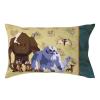 imageStar Wars Galaxy of Creatures Teal Brown and Orange 4 Piece Toddler Bed Set  Comforter Fitted Bottom Sheet Flat Top Sheet and Reversible Pillowcase