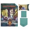 imageStar Wars Galaxy of Creatures Teal Brown and Orange 4 Piece Toddler Bed Set  Comforter Fitted Bottom Sheet Flat Top Sheet and Reversible Pillowcase