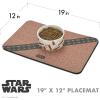 imageStar Wars Logo Character Pattern Dog Placemat for Dog Bowls 19quot x 12quot  Dog Food Placemat for Food and Water Silicone Placemats from Dog Food MatMulticolorFF1664019L x 12W