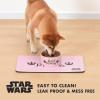 imageStar Wars Logo Character Pattern Dog Placemat for Dog Bowls 19quot x 12quot  Dog Food Placemat for Food and Water Silicone Placemats from Dog Food MatMulticolorFF1664019L x 12W