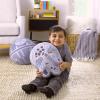 imageStar Wars Millennium Falcon Shaped Gray and White Plush Toddler Pillow