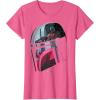 imageStar Wars The Mandalorian Helmet Scene Fill TShirtPink Heather