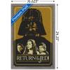 imageTrends International Star Wars Return of the Jedi  Gold Illustration Wall Poster 34L x 224W Premium Unframed VersionBarnwood Framed Version
