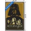 imageTrends International Star Wars Return of the Jedi  Gold Illustration Wall Poster 34L x 224W Premium Unframed VersionBarnwood Framed Version