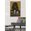 imageTrends International Star Wars Return of the Jedi  Gold Illustration Wall Poster 34L x 224W Premium Unframed VersionBronze Framed Version