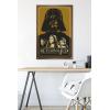 imageTrends International Star Wars Return of the Jedi  Gold Illustration Wall Poster 34L x 224W Premium Unframed VersionBronze Framed Version