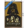 imageTrends International Star Wars Return of the Jedi  Gold Illustration Wall Poster 34L x 224W Premium Unframed VersionBronze Framed Version