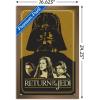 imageTrends International Star Wars Return of the Jedi  Gold Illustration Wall Poster 34L x 224W Premium Unframed VersionBronze Framed Version