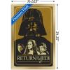 imageTrends International Star Wars Return of the Jedi  Gold Illustration Wall Poster 34L x 224W Premium Unframed VersionGold Framed Version