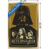 imageTrends International Star Wars Return of the Jedi  Gold Illustration Wall Poster 34L x 224W Premium Unframed VersionGold Framed Version