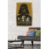imageTrends International Star Wars Return of the Jedi  Gold Illustration Wall Poster 34L x 224W Premium Unframed VersionGold Framed Version