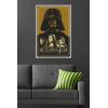 imageTrends International Star Wars Return of the Jedi  Gold Illustration Wall Poster 34L x 224W Premium Unframed VersionGray Framed Version