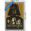 imageTrends International Star Wars Return of the Jedi  Gold Illustration Wall Poster 34L x 224W Premium Unframed VersionGray Framed Version