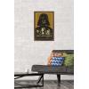 imageTrends International Star Wars Return of the Jedi  Gold Illustration Wall Poster 34L x 224W Premium Unframed VersionMahogany Framed Version