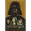 imageTrends International Star Wars Return of the Jedi  Gold Illustration Wall Poster 34L x 224W Premium Unframed VersionPremium Unframed Version