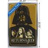 imageTrends International Star Wars Return of the Jedi  Gold Illustration Wall Poster 34L x 224W Premium Unframed VersionSilver Framed Version