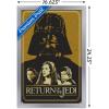 imageTrends International Star Wars Return of the Jedi  Gold Illustration Wall Poster 34L x 224W Premium Unframed VersionSilver Framed Version