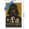 imageTrends International Star Wars Return of the Jedi  Gold Illustration Wall Poster 34L x 224W Premium Unframed VersionWhite Framed Version