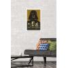 imageTrends International Star Wars Return of the Jedi  Gold Illustration Wall Poster 34L x 224W Premium Unframed VersionWhite Framed Version