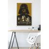 imageTrends International Star Wars Return of the Jedi  Gold Illustration Wall Poster 34L x 224W Premium Unframed VersionWhite Framed Version