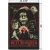 imageTrends International Star Wars Return of the Jedi  Red Outline Illustration Wall Poster 34L x 224W Premium Unframed VersionPoster  Clip Bundle