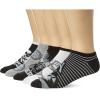 imageSTAR WARS Mens Classic 5 Pack No Show SocksAssorted Black