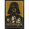 imageTrends International Star Wars Return of the Jedi  Gold Illustration Wall Poster 34L x 224W Premium Unframed VersionBlack Framed Version