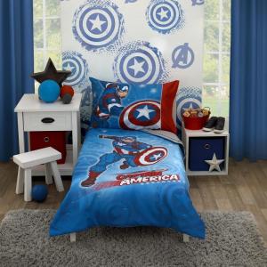 imageDisney Star Wars New Again 4pc Toddler Bedding SetMarvel Captain America