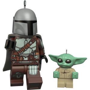 imageHallmark Keepsake Christmas Ornament 2025 Star Wars Return of The Jedi AWing Fighter Gifts for Star Wars FansGrogu LEGO Minifigure
