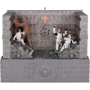imageHallmark Keepsake Christmas Ornament 2025 Star Wars Return of The Jedi AWing Fighter Gifts for Star Wars FansShut Down the Garbage Mashers