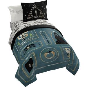imageJay Franco Kids Comforter Set Includes Sheets and Pillow Covers  Soft and Cozy Bed Set for Stylish Room Decor Blue  Star Wars 02 7 Piece Full Size BeddingBlue  Harry Potter