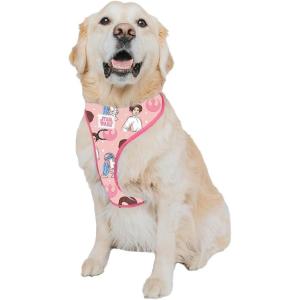 imageSassy Woof Dog Adjustable Harness  Star Wars Princess Leia  M Breathable Mesh No Pull Design with Two DRings Perfect for Medium Dogs  Officially LicensedXLarge