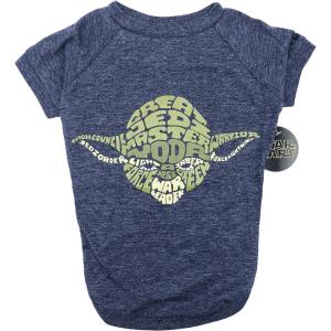 imageStar Wars for Pets Yoda Wisdom Dog Tee  Star Wars Dog Shirt for Large Dogs  Size Large  Soft Cute and Comfortable Dog Clothing and Apparel Cute Dog ClothesSmall