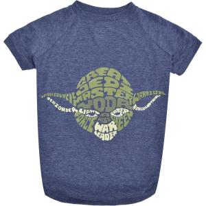 imageStar Wars for Pets Yoda Wisdom Dog Tee  Star Wars Dog Shirt for Large Dogs  Size Large  Soft Cute and Comfortable Dog Clothing and Apparel Cute Dog ClothesXSmall