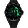 imageCitizen Mens EcoDrive Death Star Vaders Shadow Stainless Steel Case Black Silicone Strap Model AW160606W