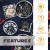imageClassic Star Wars Party Supplies  Serves 16  Birthday Table Cover Banner Decoration Large Dinner Plates Small Cake Plates Cups Napkins Candles Button