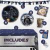 imageClassic Star Wars Party Supplies  Serves 16  Birthday Table Cover Banner Decoration Large Dinner Plates Small Cake Plates Cups Napkins Candles Button