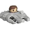 imageFunko Pop Bitty Ride Star Wars  Han Solo with Millenium Falcon