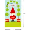 imageHallmark Baby Yoda Mini Valentines Day Cards and Stickers for Kids School 18 Classroom Valentines with Envelopes May the 4thGnomes Folded Mini Valentines